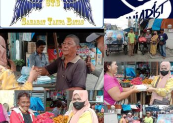 Kolaborasi Jumat Berkah Ganjarist Kota Medan Dan Group WA STB