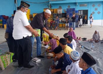 Awal Tahun 2023, Awan Mera Santuni Anak Yatim Dan Nelayan Skala Kecil Di Belawan