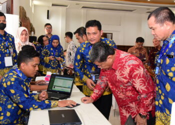 Wabup Launching Aplikasi Penerbitan Identitas Kependudukan Digital