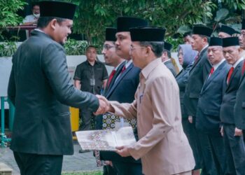Bobby Nasution Lantik & Kukuhkan 102 Pejabat di Lingkungan Pemko Medan