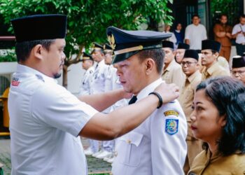Bobby Nasution Lantik 225 Pejabat Administrasi, Administrator dan Pengawas di Lingkungan Pemko Medan