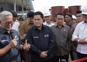 Menteri BUMN Tinjau Pabrik Minyak Makan Merah di Deli Serdang : Sumut Jadi Pilot Proyek Minyak Makan Merah Nasional