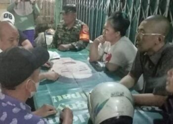 Dimediasi Camat, Kasi Trantib Medan Perjuangan dan Warga Jalan HM Yamin Saling Memaafkan
