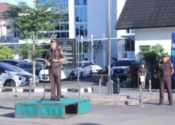 Apel Pagi, Kajati Sumut Apresiasi Bidang Berprestasi Dan Motivasi Jajaran Tingkatkan Kinerja