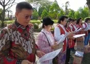 Ketua DPRD Medan Ikuti Fangshen dan Doa Pelimpahan Jasa