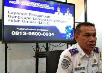 Dishub Medan Buka Layanan Pengaduan Gangguan LPJU, “Hubungi No 0813-9600-0934”
