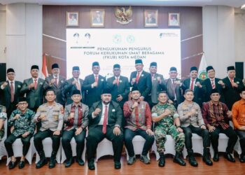 Bobby Nasution : Kukuhkan Pengurus FKUB Kota Medan Periode 2022-2027