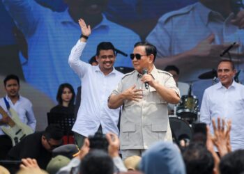 Pesta Rakyat PBN Meriah, Budi Doremi Ajak Prabowo dan Bobby Nyanyi Bersama
