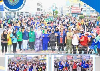 CFD Program Bupati Labuhanbatu dr H Erik Kolaborasi Seluruh Elemen Hidup Sehat