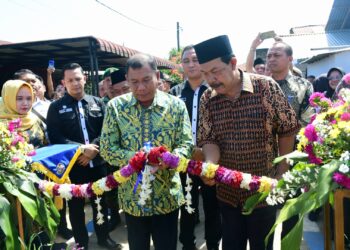 Bupati Deli Serdang Resmikan Jalan di Desa Patumbak I