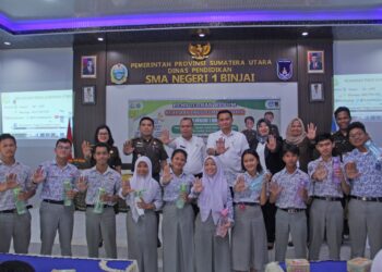 Jaksa Masuk Sekolah SMAN 1 Binjai :Jauhi Narkoba, Kendalikan Jarimu dan saring dulu baru share di Medsos