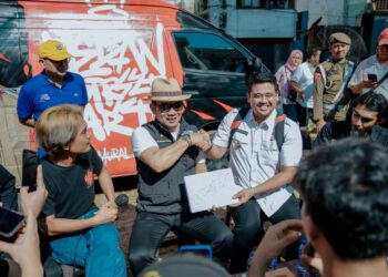 Ridwan Kamil Dukung Bobby Nasution Jadikan Jalan Pegadaian Ruang Kreatif & Kuliner