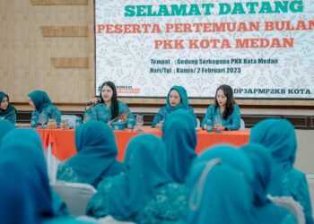 Pertemuan Bulanan TP PKK, Kahiyang Ayu : Jalankan 10 Program Pokok & Suskeskan Program Pemko Medan