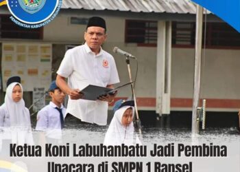 Ketua KONI Labuhanbatu Cari Bibit Olah Raga Mulai Dari SMPN 1 Ransel