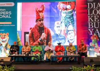 Rangkaian Peringatan HPN, Bobby Nasution Ikuti Dialog Kebudayaan dan Paparkan Inovasi Digitalisasi Sandang