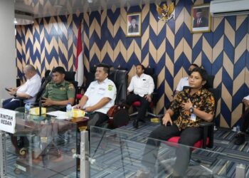 Pemko Medan Ikuti Rakor Pembahasan Langkah Konkret Pengendalian Inflasi Daerah Tahun 2023
