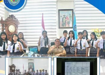 Bupati Labuhanbatu dr H Erik dan Wabup Sambut Kunjungan Siswa Siswi SMP Tunas Harapan Mandiri