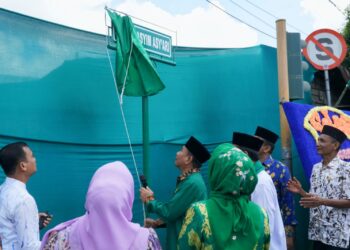 Resmi! KH Hasyim Asy’ari Ditabalkan Jadi Nama Jalan di Lubuk Pakam