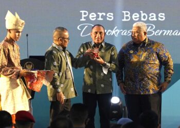 Puncak HPN 2023, Jokowi dan Edy Rahmayadi Kompak Ingatkan Pers Bebas dan Bertanggung Jawab