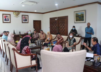 Sekdaprov Sumut dan Rektor Unpab Bahas TIndak Lanjut Kerja Sama Kedua Pihak