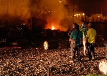 Gudang Perbekalan PT. Alsa Gabion Belawan Terbakar