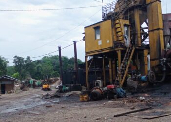 AMP Dan Crusher Mesin Pemecah Batu Ilegal di Lingga Bayu Tapus Belum Tersentuh Hukum