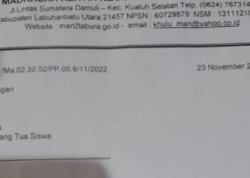 Pungli Diduga Marak disalah Satu Sekolah di Labura