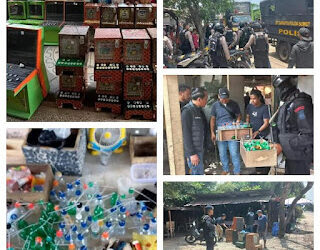 Polda Sumut Gerebek Lokasi Perjudian di Jermal XV