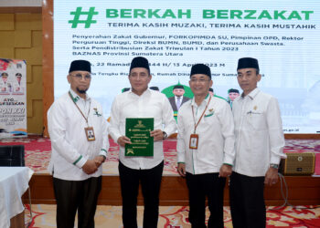 Zakat ASN Pemprov Sumut Meningkat Signifikan Tahun 2022