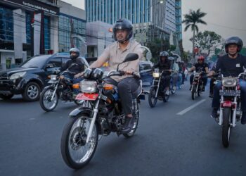 Ngabuburit Bersama Bobby Nasution, Komunitas Sepeda Motor Siap Dukung Kamtib Berlalulintas di Kota Medan
