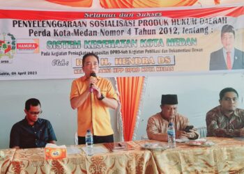 Sosialisasi Perda No 4 Tahun 2012, Hendra DS Dorong RSUD Dr Pirngadi Medan Tingkatkan Pelayanan dan Fasilitas Kesehatan