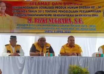 Sosialisasi Perda No 6 Tahun 2015, Rizki Nugraha : Masih Banyak Warga Kota Medan Tak Peduli Terhadap Sampah