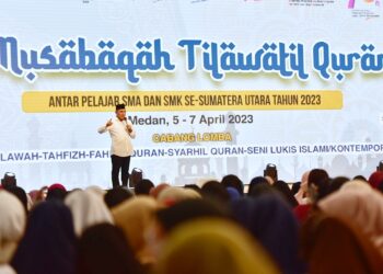 Buka MTQ Pelajar SMA/SMK, Edy Rahmayadi Berharap Generasi Alquran Sumut Terus Tumbuh