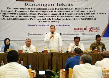 Sekda Buka Bimtek Pemantapan Pelaksanaan Reformasi Birokrasi
