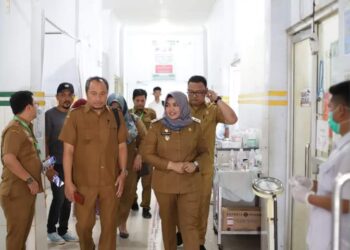 Atika Kunjungi Pasien Pengidap Cerebral palsy di RSUD Panyabungan