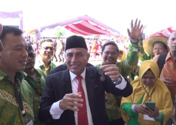 Urutan Pertama Penerima Satya Lencana Wira Karya di Penas XVI KTNA, Gubernur Edy Rahmayadi Teladan Terbaik Urusan Ketahanan Pangan