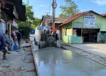 Jalan Istiqomah Gang Rukun Dibeton, Warga Sampaikan Ucapan Terimakasih
