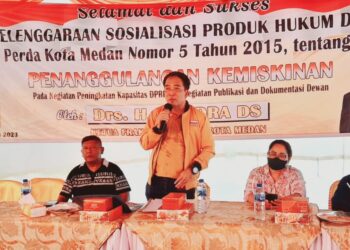 Sosialisasi Perda No 5 Tahun 2015, Hendra DS Ajak Warga Proatif Daftar DTKS