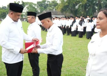 Lantik 1153 PPPK, Wali Kota Medan : Jadilah Aparatur Bertanggungjawab, Bersih, Jujur dan Berwibawa 