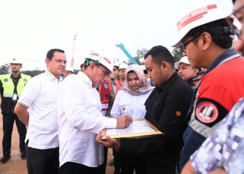 Edy Rahmayadi Tinjau Pembangunan Bandara Malintang, Progresnya Capai 50%