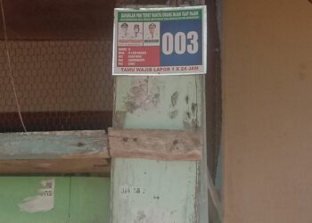 Gunakan ADD,  Pengadaan Stiker Plakat Nomor Rumah Warga 75 Desa Se Labuhanbatu Dipertanyakan,  Kadis PMD”Tidak Ada Saya Perintahkan”