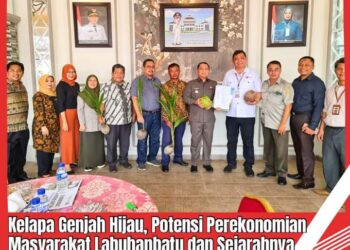 Tingkatkan Perekonomian Masyarakat, Dinas Pertanian Labuhanbatu Budidayakan Kelapa Genjah Hijau