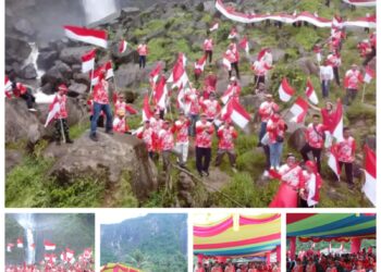 Semarak Memperingati 17 Agustus, Bupati Asahan beserta Forkopimda Kibarkan Bendera Merah Putih