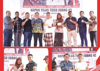 Napak Tilas Di Tugu Juang 45, Ini Pesan Sekdakab Labuhanbatu Ir Hasan Heri