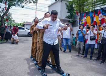 Rumah Kolaborasi Gelar Festival Permainan Rakyat, Bobby Nasution : Peduli Gerakan Pelestarian Permainan Rakyat