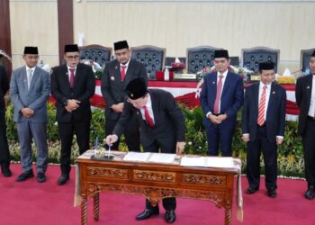 DPRD-Pemko Medan Tandatangani KUA-PPAS APBD Perubahan TA 2023