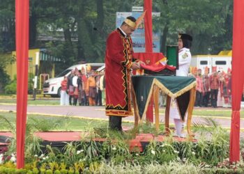 Pimpin Upacara HUT ke 78 Kemerdekaan RI, Bobby Nasution : Pertahankan Kemerdekaan Dengan Hasil Karya