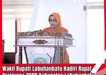 Wabup Labuhanbatu Hadiri Rapat Paripurna DPRD Tentang Pengangkatan Dan Pemberhentian Perangkat Desa
