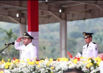 Bupati Pimpin Langsung Peringatan Detik – Detik Proklamasi Kemerdekaan RI Ke 78 di Pakpak Bharat