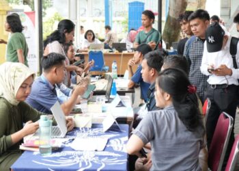Perbankan Hingga Pertambangan Terima Lowongan, Ratusan Orang Berlomba Dapatkan Pekerjaan Lewat Job Fair Pemko Medan